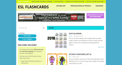 Desktop Screenshot of eslflashcards.com